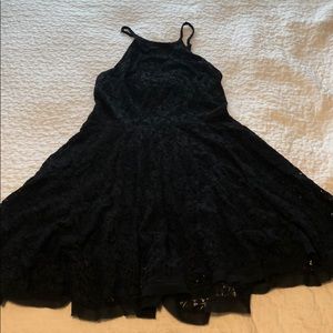 Black skater dress.